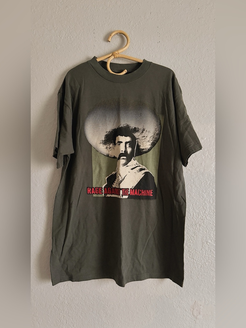 Vintage 90’s Rage Against The Machine Emiliano Zapata T Shirt Giant Tag